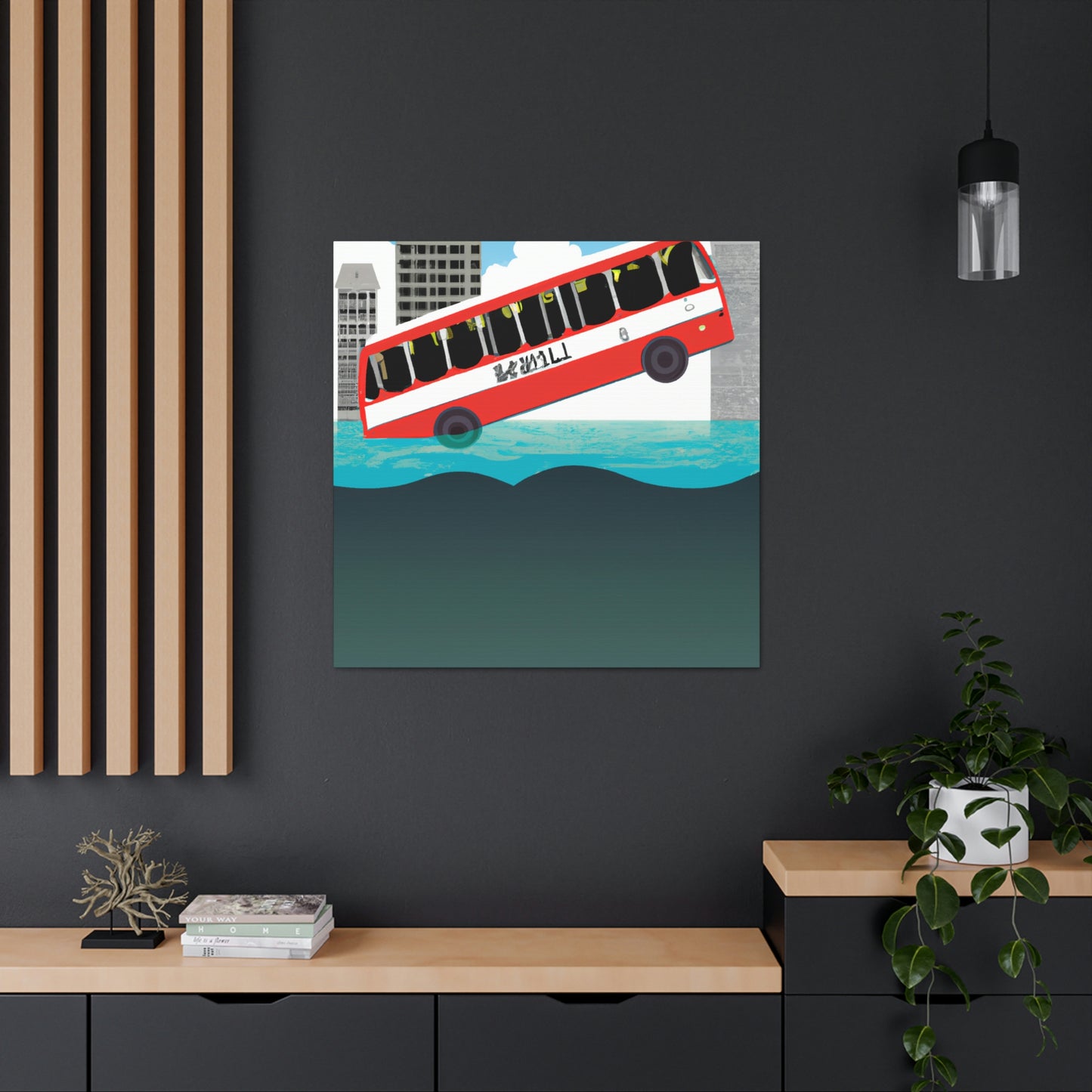 "The Great Escape: Flying the Bus Out of a Sinking City" - The Alien Canva