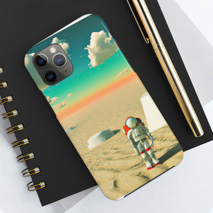 "Un astronauta extraviado: solo en un planeta abandonado" - The Alien Tough Phone Cases