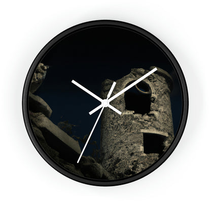 "The Lone Owl's Watchtower" - The Alien Wall Clock