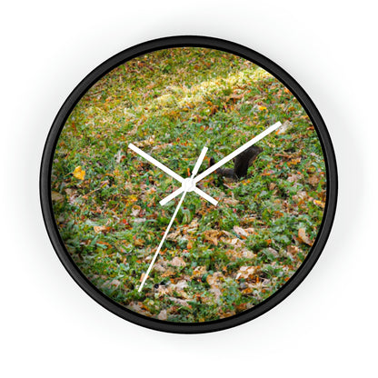 "The Final Harvest: The Squirrel's Desperate Search" - The Alien Wall Clock