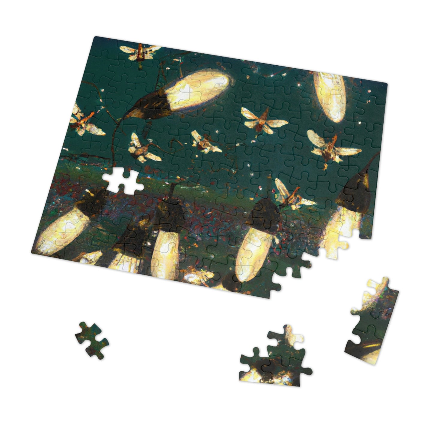 Twinkling Fireflies in the Evening Sky - The Alien Jigsaw Puzzle