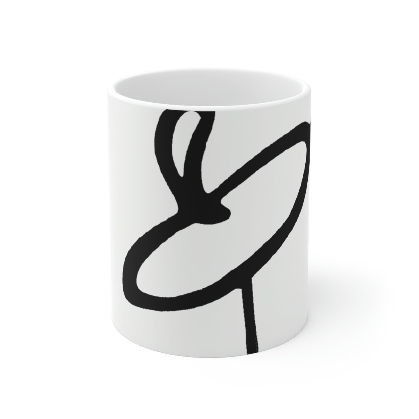 "Ballet on a Blade: A Ballerina's Spin" - The Alien Ceramic Mug 11 oz