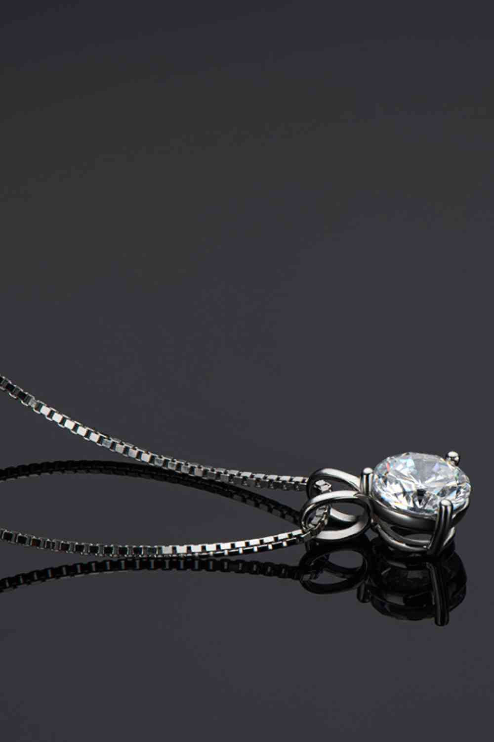 Adored Show Off 1 Carat Moissanite Pendant Necklace