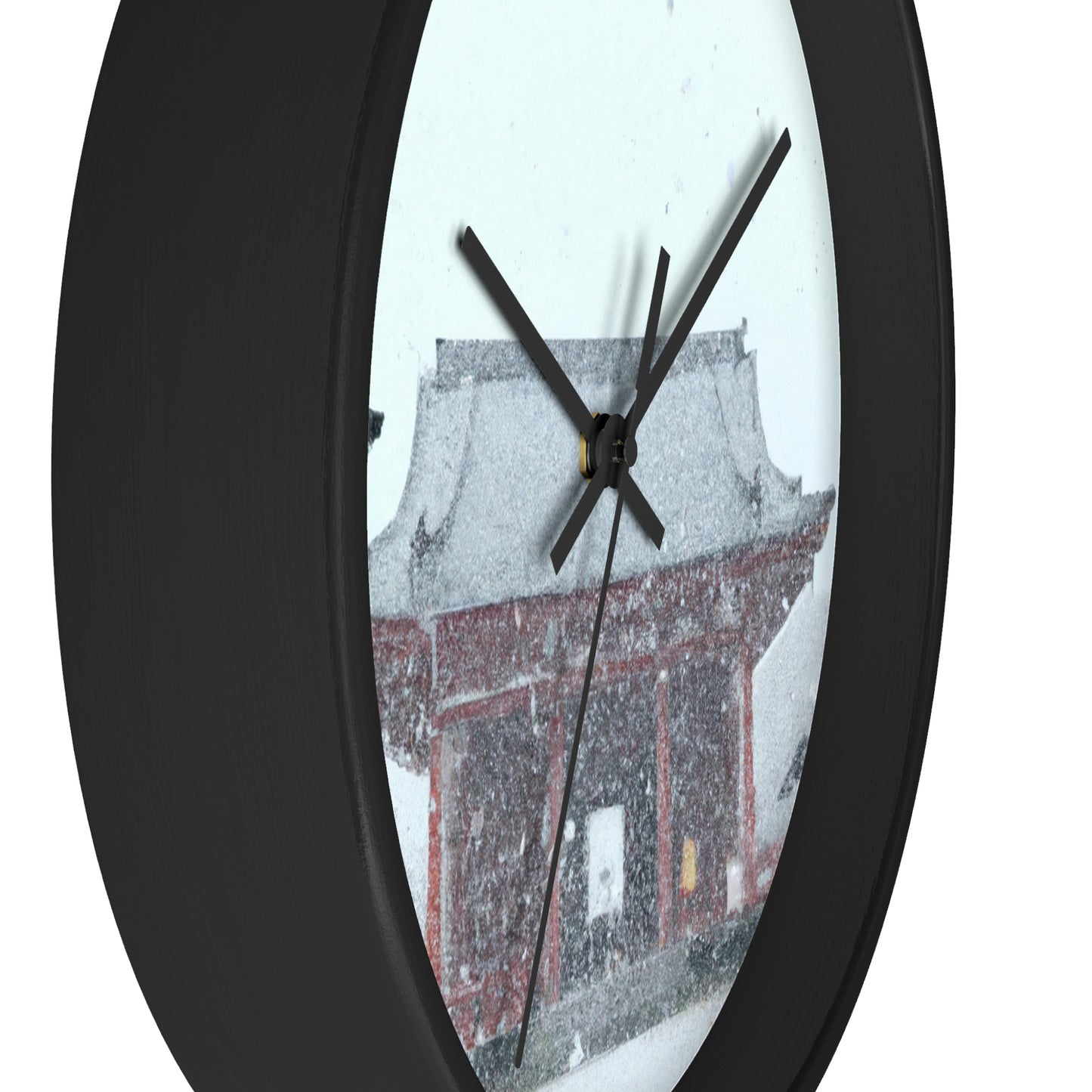 "Lost in the Blizzard: An Adventure in the Ancient Temple" - The Alien Wall Clock