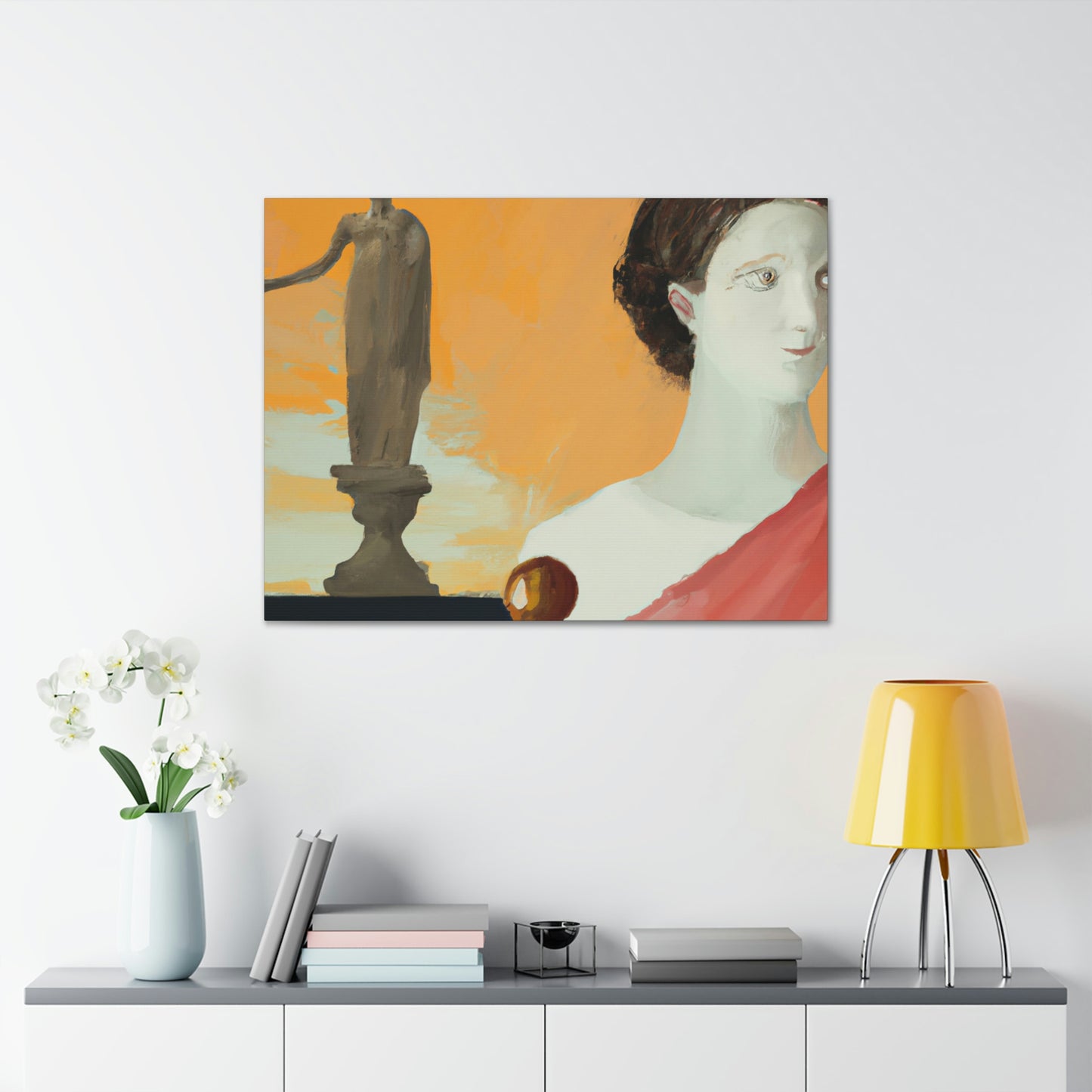 "Classic Meets Contemporary: A Fusion of Greek Art and My Own Style" - Canvas