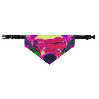 Mystical Madness: Crazy Colors in the Forgotten Cathedral - The Alien Pet Bandana Collar