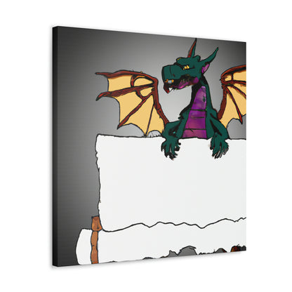 "Dragon's Secret Message" - The Alien Canva