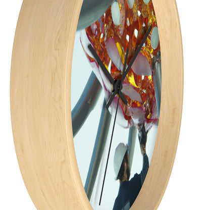 "Robotic Flower Power" - The Alien Wall Clock