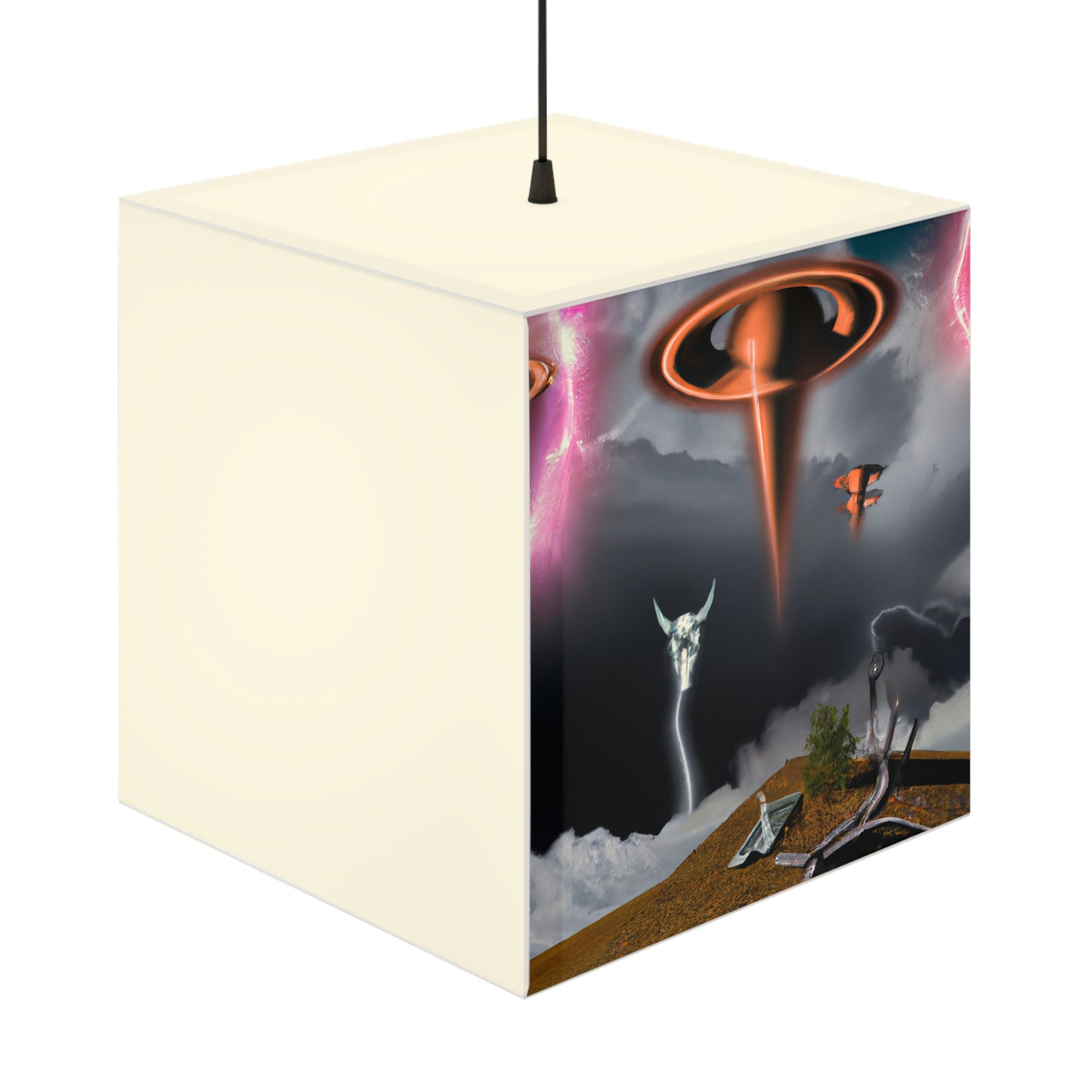 Invasion of the Storm Aliens - The Alien Light Cube Lamp