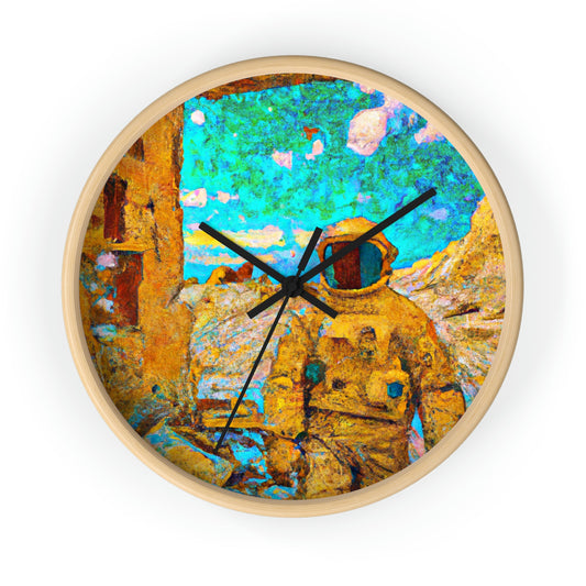 "Lost Among the Ruins" - The Alien Wall Clock