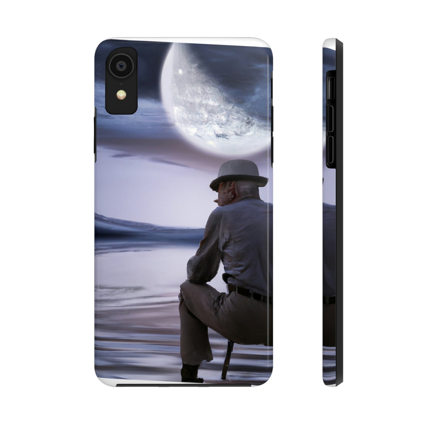 Moonlight Reflections on a Quiet Lake – Die Alien Tough Phone Cases