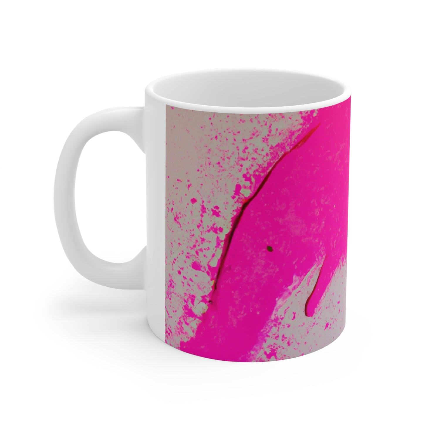 Pink Elephant Galaxies - The Alien Ceramic Mug 11 oz