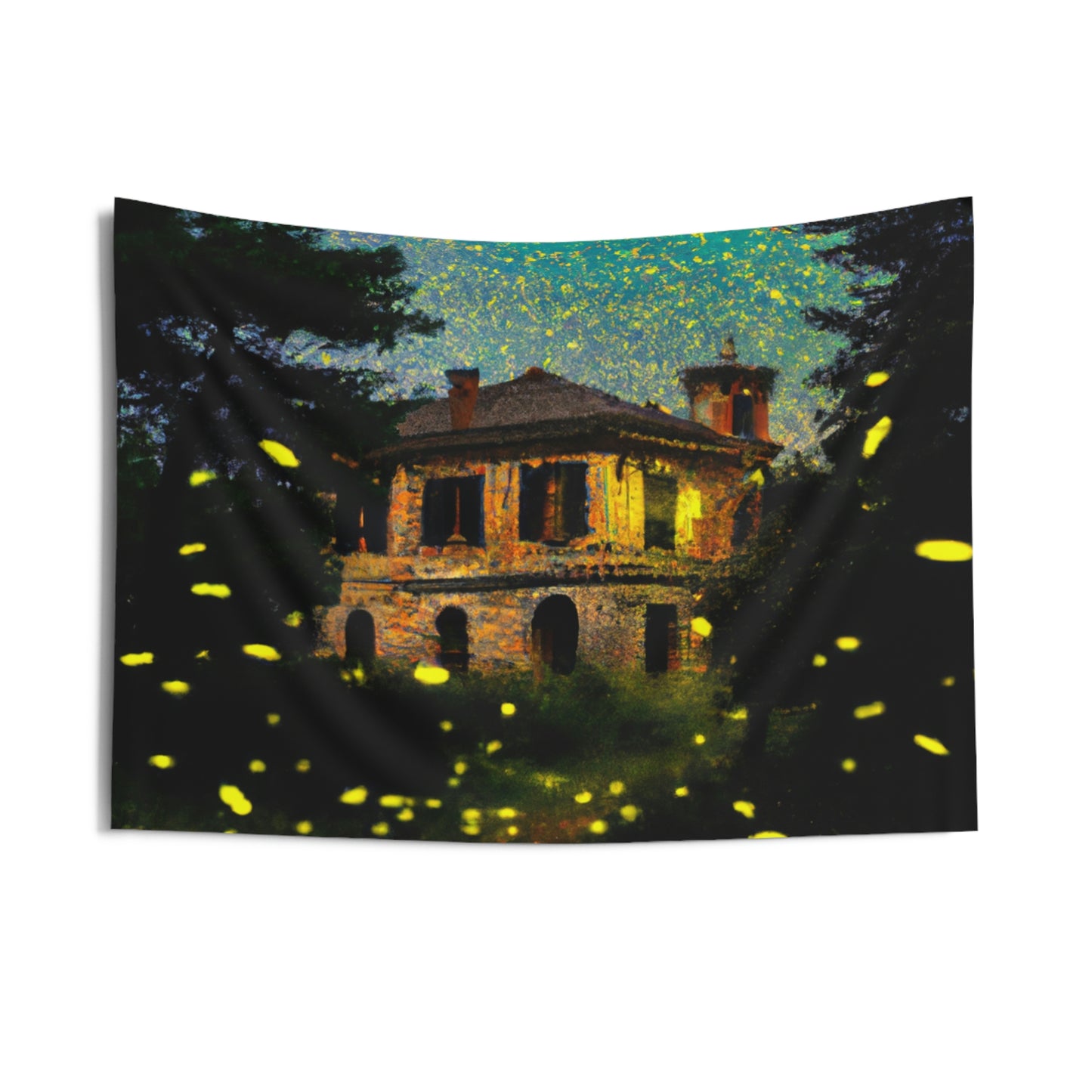 "A Shining Embrace of Fireflies" - The Alien Wall Tapestries