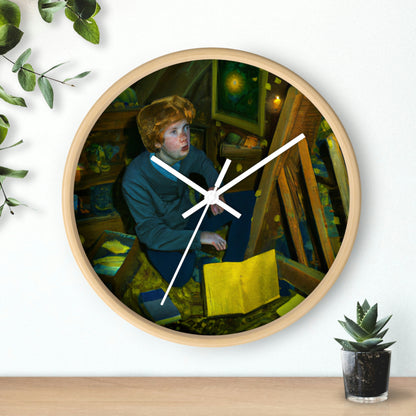 The Attic's Secrets: A Tale of Magic and Redemption - The Alien Wall Clock