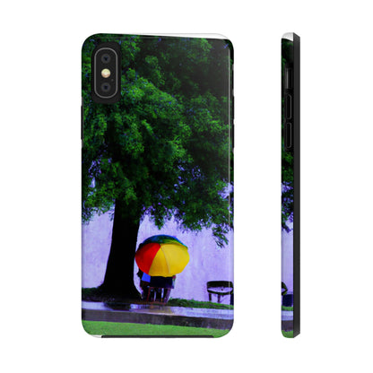 "Beneath the Rainy Sky." - The Alien Tough Phone Cases