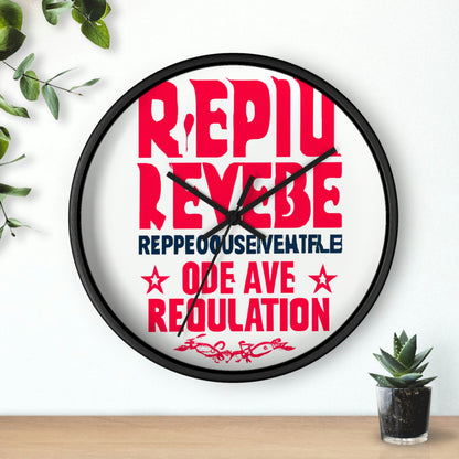 "Rising Up: The Rebellion That Overthrew Oppression" - The Alien Wall Clock