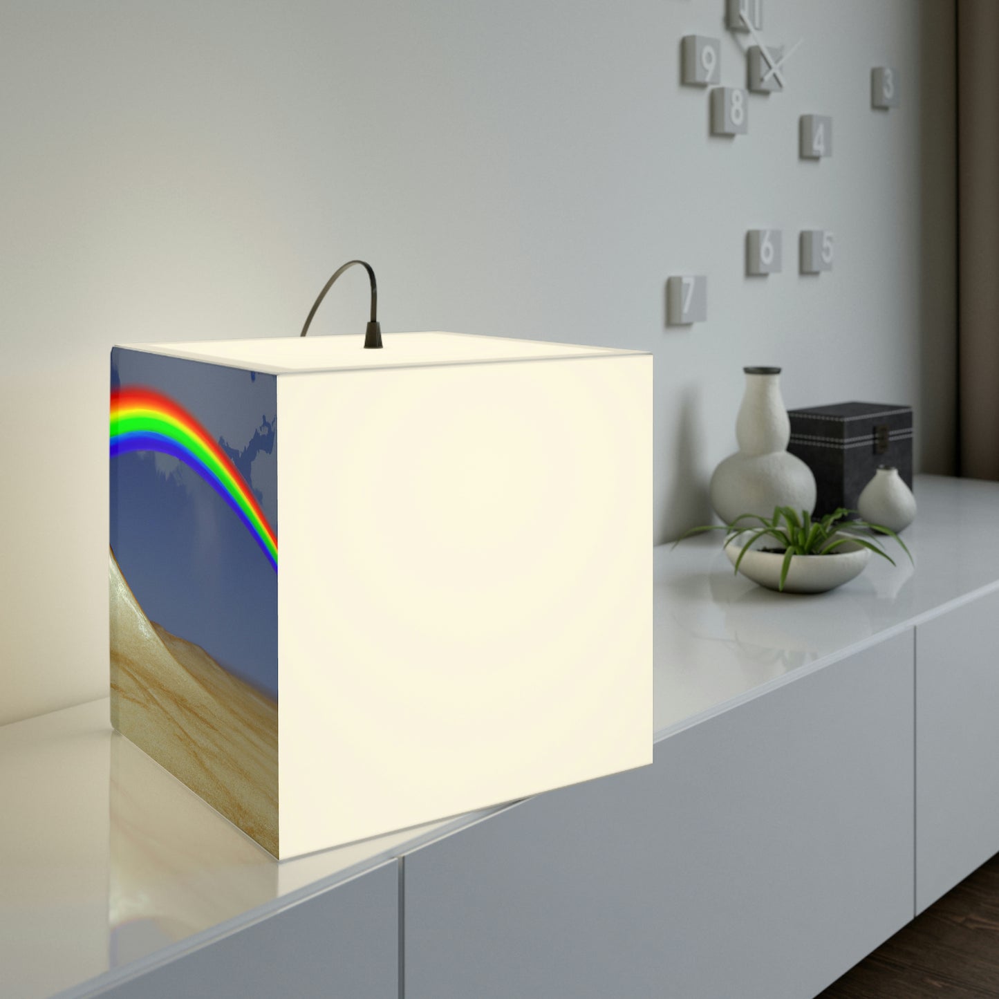 "A Desolate Vividness" - The Alien Light Cube Lamp