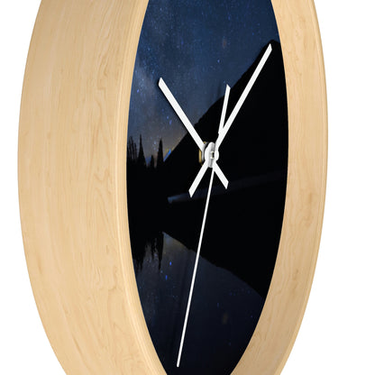 "A Starlit Tranquility" - The Alien Wall Clock