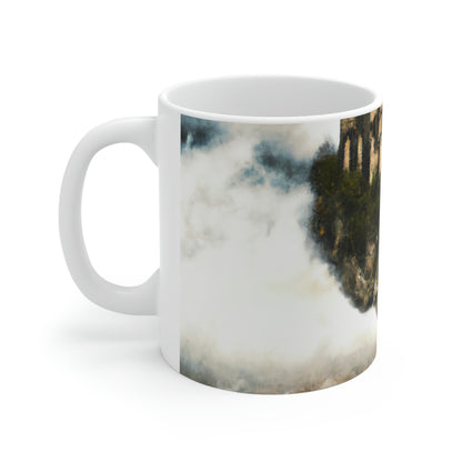 Mystic Castle in the Sky - The Alien Ceramic Mug 11 oz