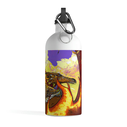 "A Slumbering Dragon in an Infernal Embrace" - The Alien Stainless Steel Water Bottle