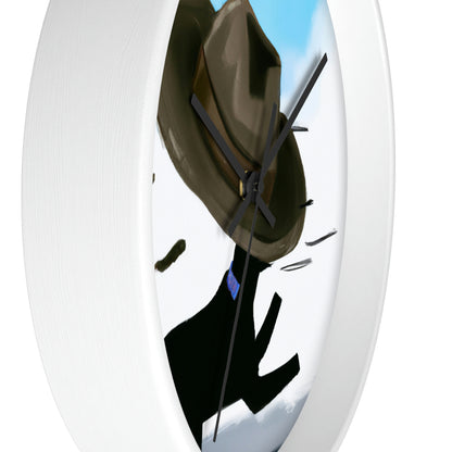 "The Hat Hunter" - The Alien Wall Clock