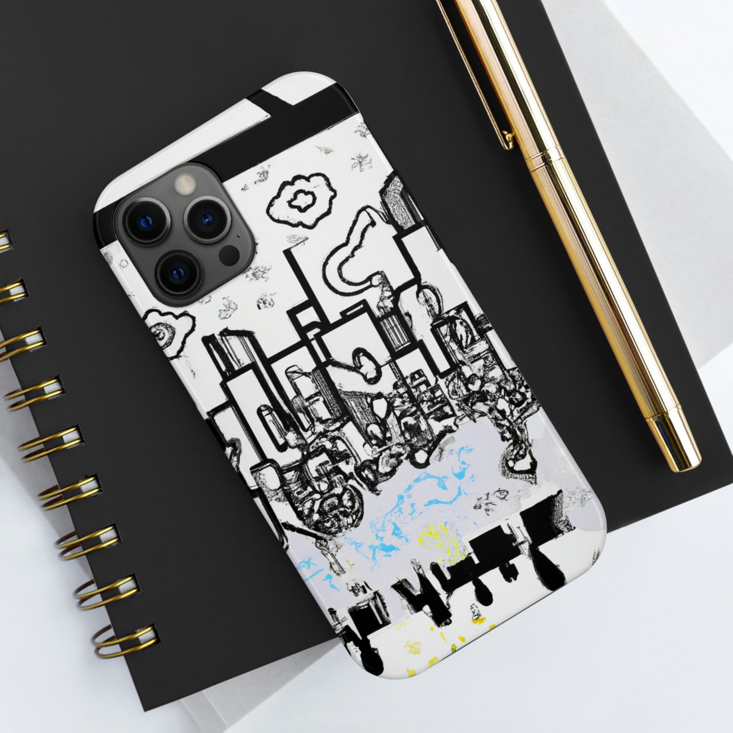 "Ghostly Haze: The Forgotten City". - The Alien Tough Phone Cases