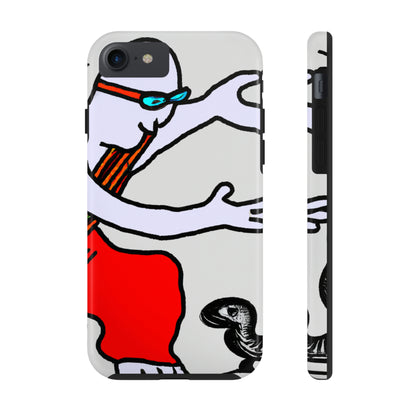 "A Blind Monk's Gentle Embrace of a Lost Dragonling" - The Alien Tough Phone Cases