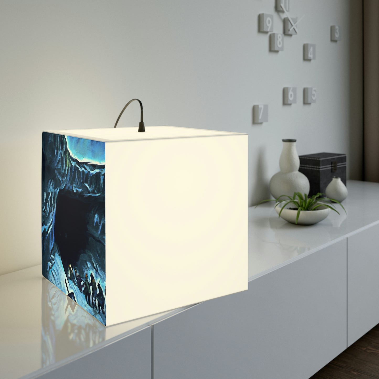 "Escape from the Icy Depths" - The Alien Light Cube Lamp