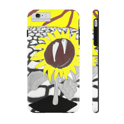 „Eine Sonnenblume, die auf einem ausgedörrten Feld verwelkt“ – The Alien Tough Phone Cases