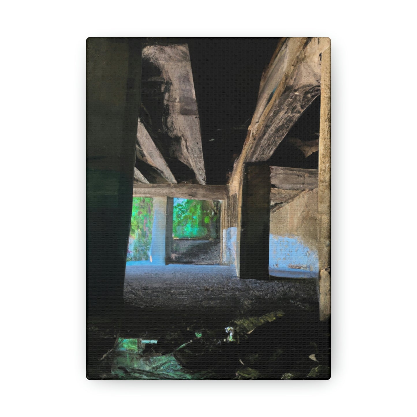 Treasure Under the Bridge - The Alien Canva