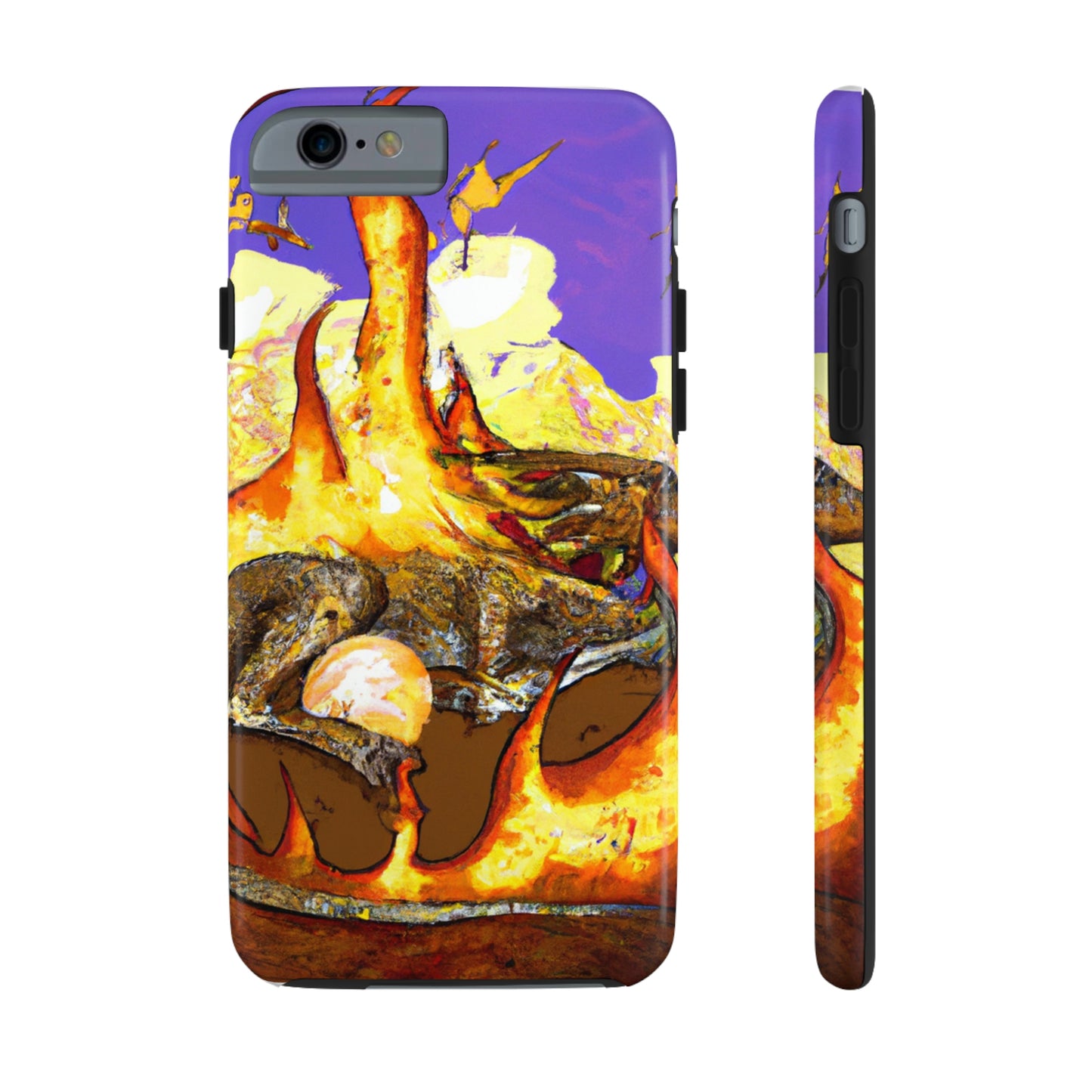 "Un dragón dormido en un abrazo infernal" - The Alien Tough Phone Cases