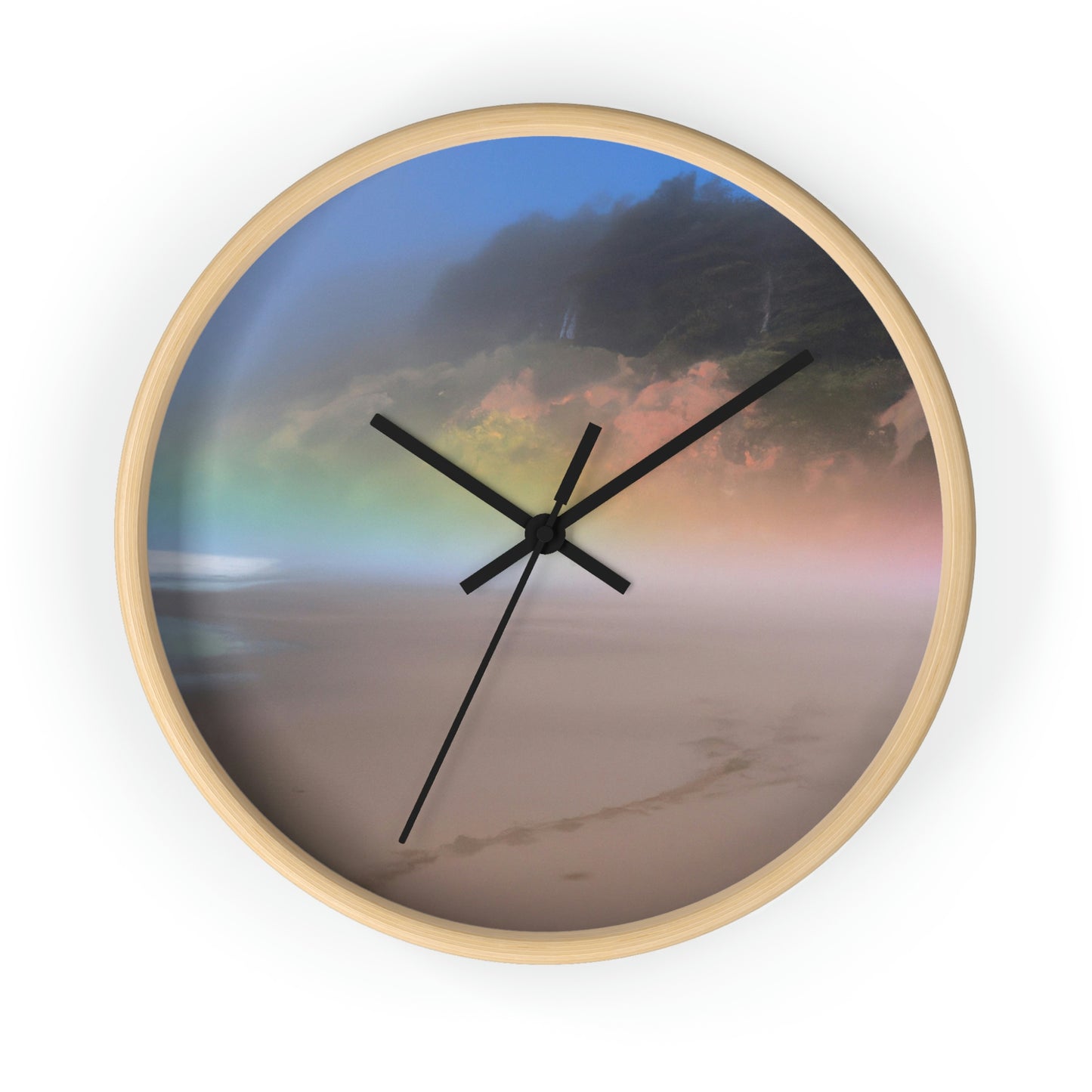 "A Painted Reflection of Solitude" - The Alien Wall Clock