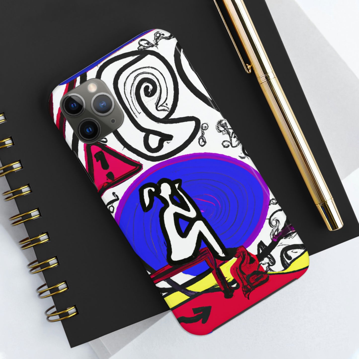 "Alone in the Park: Pondering Life's Challenges" - The Alien Tough Phone Cases