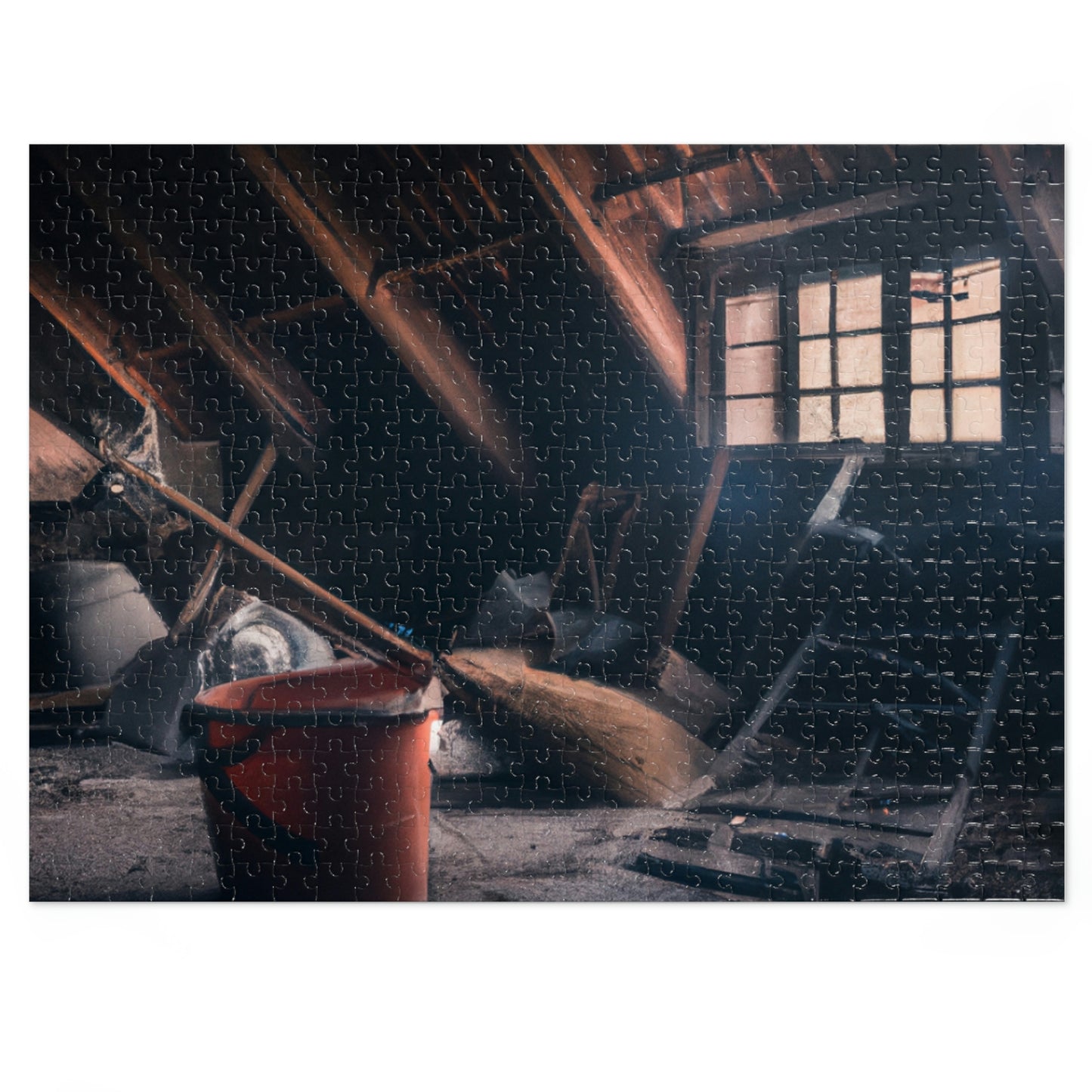 "Dusty Hopes in an Abandoned Attic" - The Alien Jigsaw Puzzle