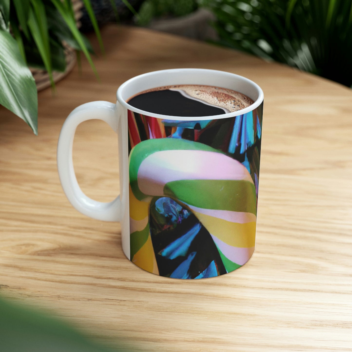 "Candy Cane Wonderland" - Taza de cerámica Alien 11 oz