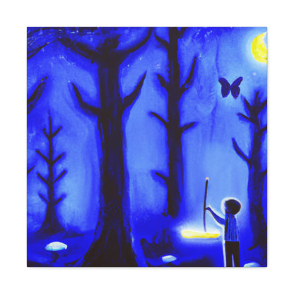 "Un viaje por el bosque iluminado por la luna" - The Alien Canva