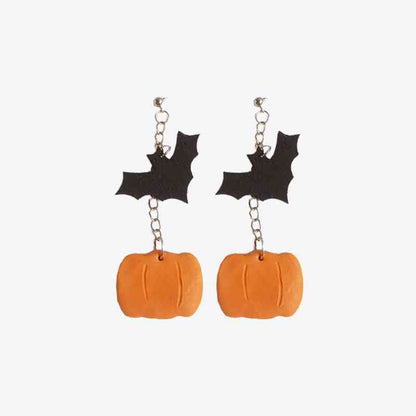 Pendientes colgantes con tema de Halloween