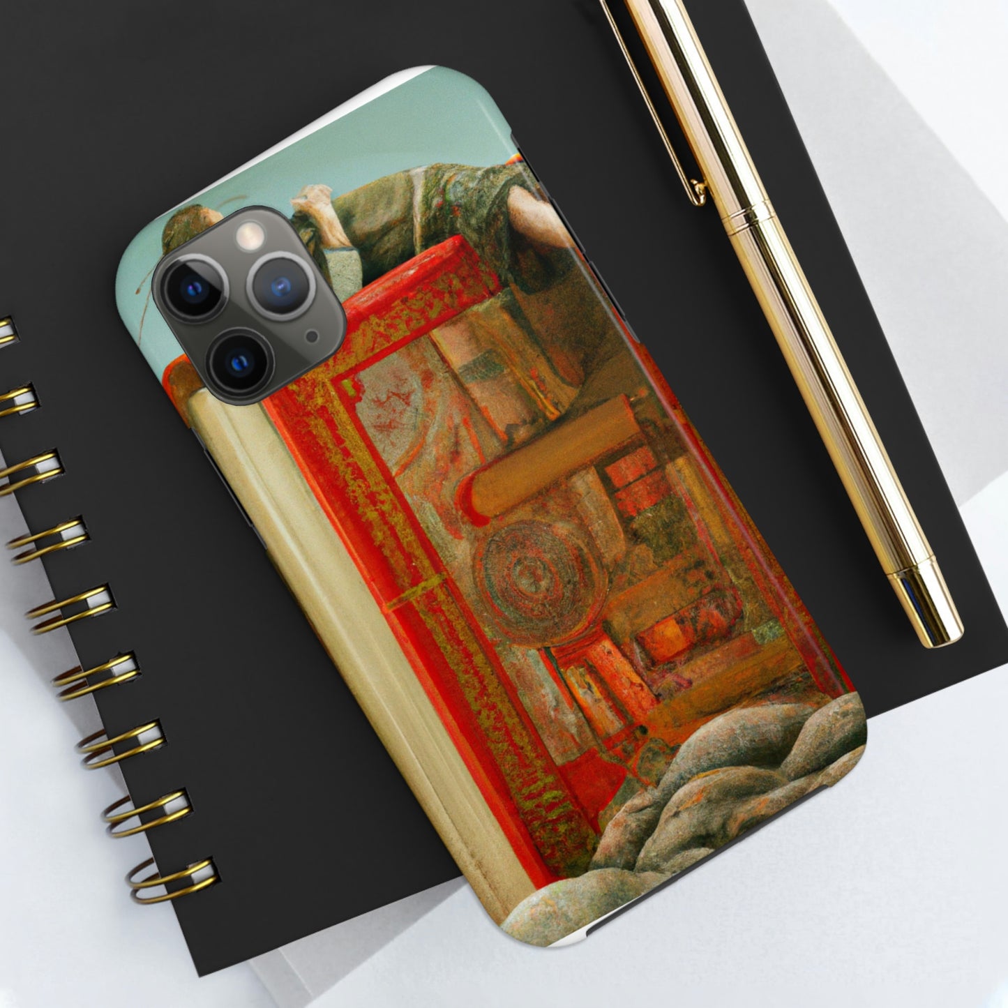 "Cradled by Knowledge" - Die Alien Tough Phone Cases