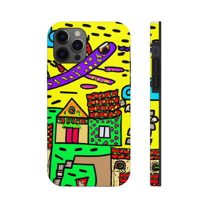 "A Slumbering Village of the Soaring Dragon" - The Alien Tough Phone Cases