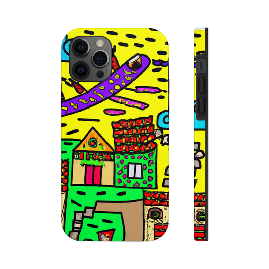 "A Slumbering Village of the Soaring Dragon" - The Alien Tough Phone Cases