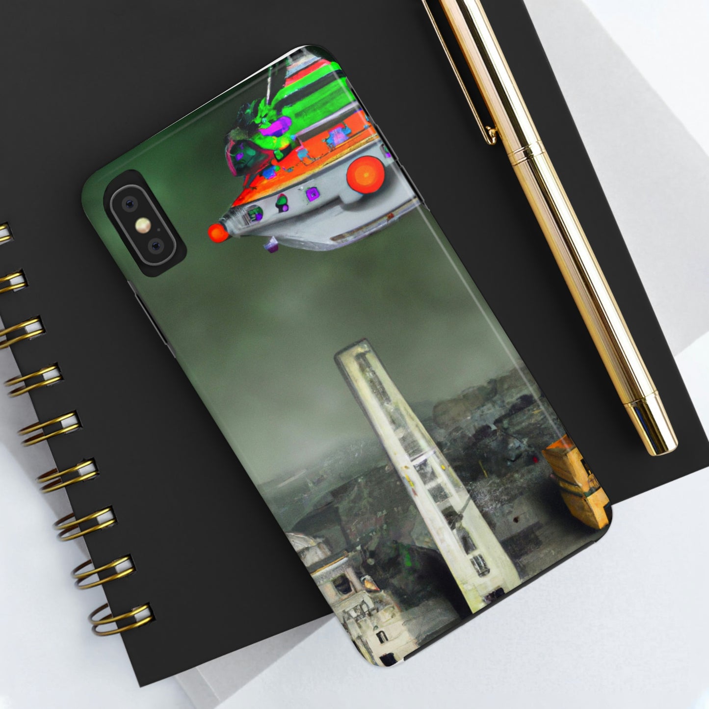 "Rätsel in den Ruinen" - Die Alien Tough Phone Cases