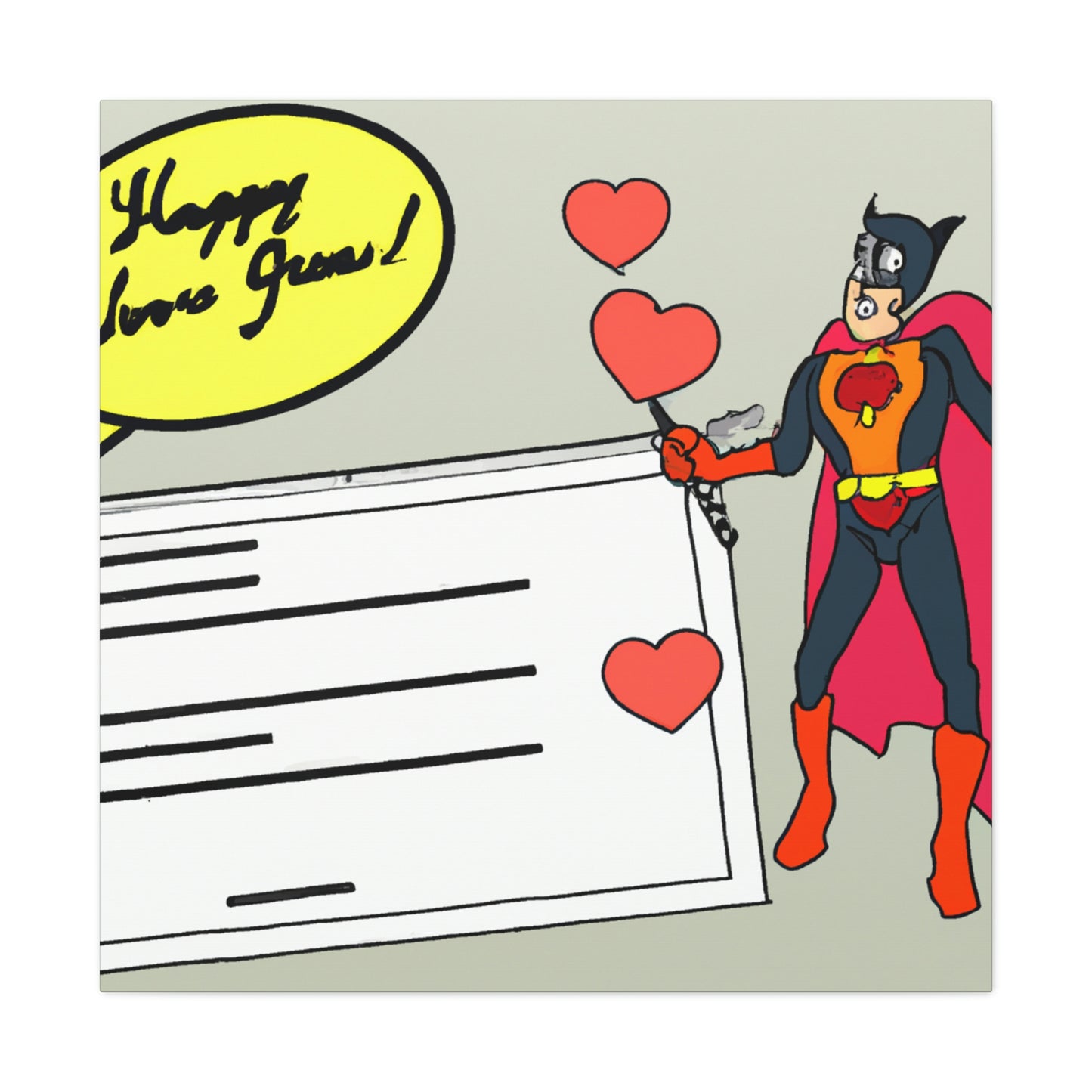 "To My Beloved Comic Book Hero: A Love Letter" - The Alien Canva