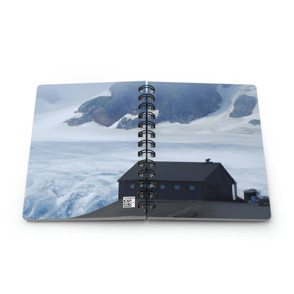 "Frozen Fears: A Haunted Glacier House" - The Alien Spiral Bound Journal