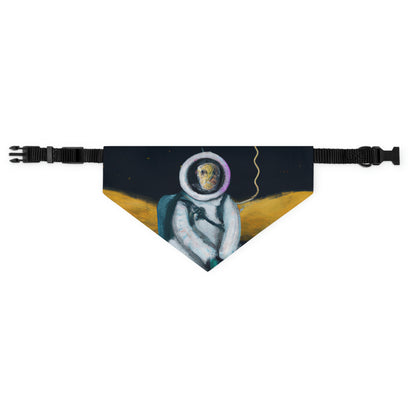 "Alone in the Dark: A Solitary Astronaut's Survival" - Das Alien Pet Bandana Halsband