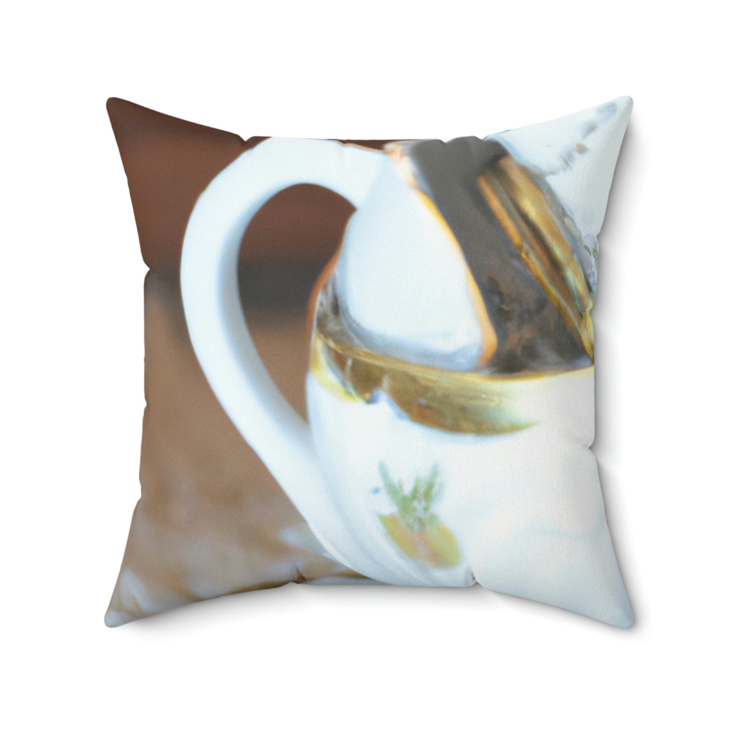 "A Cup of Comfort" - The Alien Square Pillow