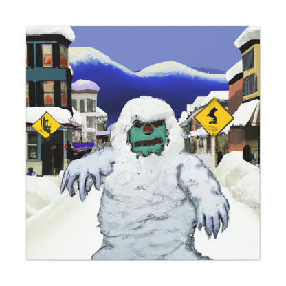 Frozen Terror: The Abominable Snowman's Reign - The Alien Canva