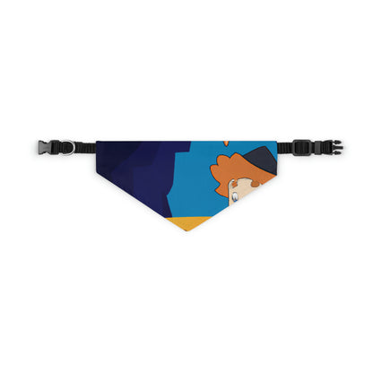 "The Mysterious Cave of the Brave Explorer" - The Alien Pet Bandana Collar