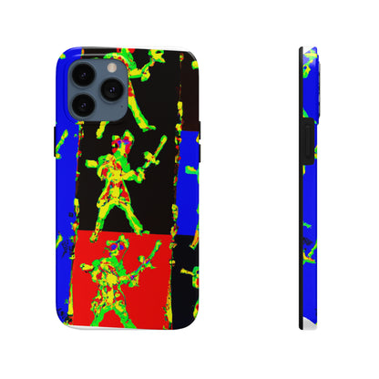 "Tanz mit Feuer und Stahl." - Die Alien Tough Phone Cases