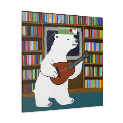 "The Banjo Bear of the Library" - The Alien Canva