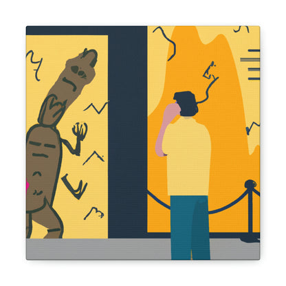 "Escape from the Museum Monster" - The Alien Canva